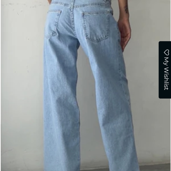 Motel rocks wide leg jeans 32/34 - Picture 6 of 6